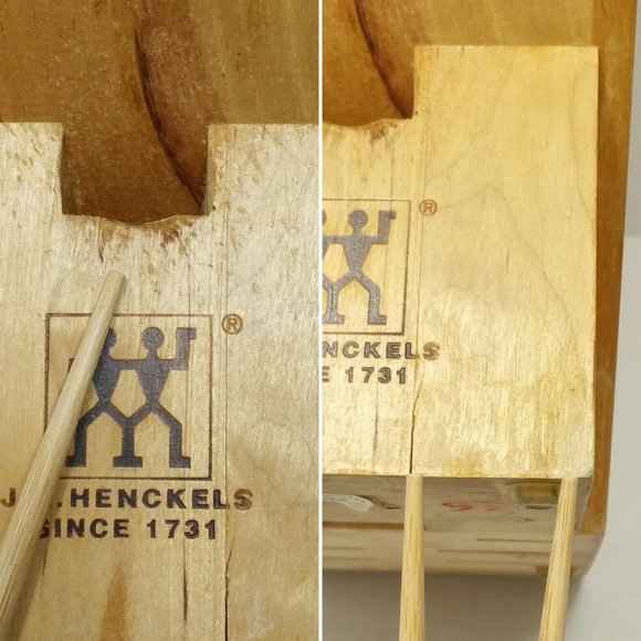 *SOLD* 14 ZWILLING J.A. HENCKELS 10 Slot Knife Block 4116E1M - Picture 10 of 10